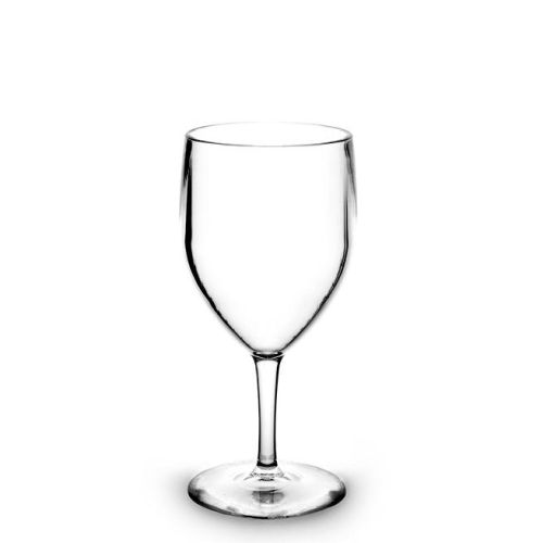 Weinglas Basic aus Kunststoff mit Option zum Bedrucken oder Gravieren